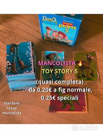 Mancolista figurine Toy Story panini sticker