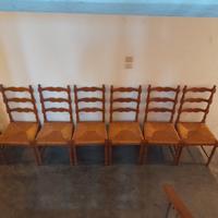 Sedie in legno 6+1 