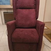 Poltrona Relax 2 motori con ruote