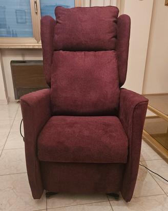 Poltrona Relax 2 motori con ruote
