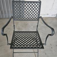 Sedia da giardino spring time con braccioli 