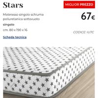 materassi Stars come nuovi 50 euro la coppia 