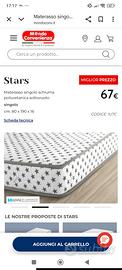 materassi Stars come nuovi 50 euro la coppia 