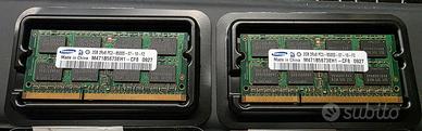 RAM SODIMM Samsung 2GB DDR3 PC3‑8500S