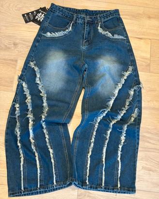 Jeans Baggy Supermade Distressed