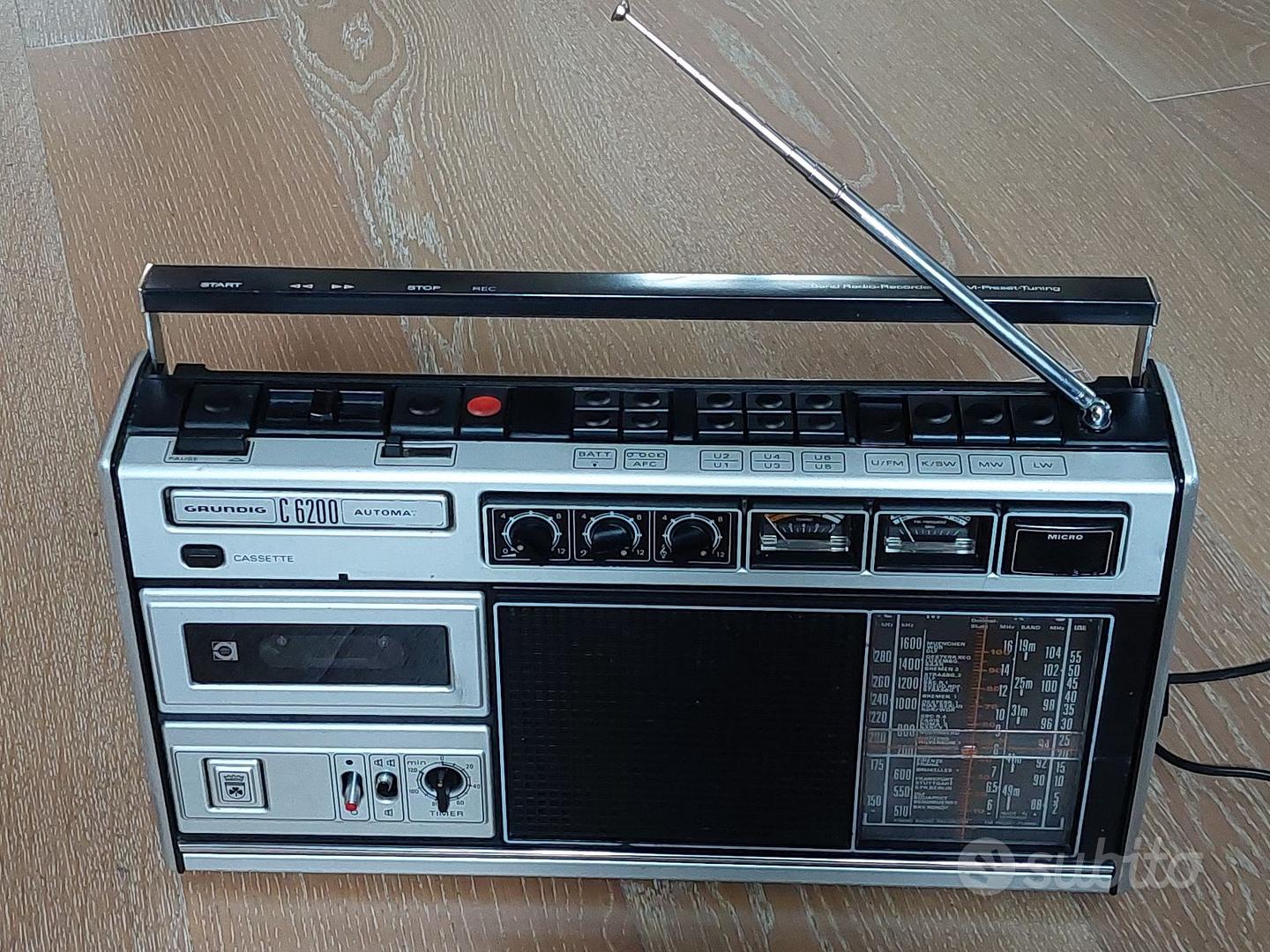 Vând radiocasetofon vintage Boombox Grundig C6200 Oltenita