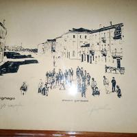 serie 7 quadri serigrafie d'autore