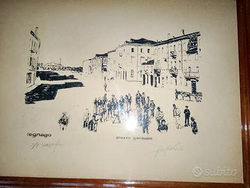 serie 7 quadri serigrafie d'autore