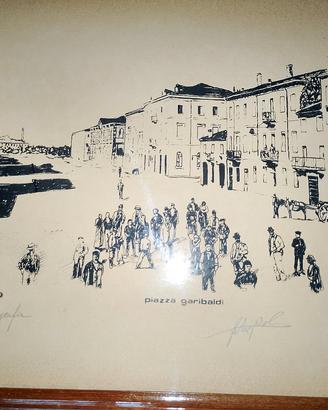 serie 7 quadri serigrafie d'autore