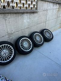 Quattro cerchi piu gomme Audi 4 originali