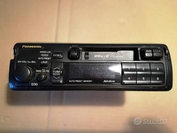 Autoradio Panasonic d30-VINTAGE /anni 80