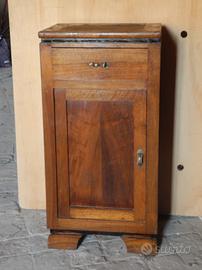 Comodino singolo in Noce chiaro