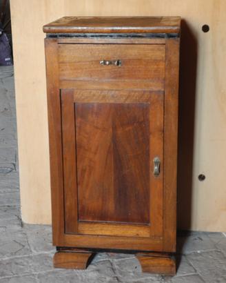 Comodino singolo in Noce chiaro