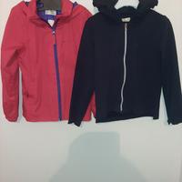 3 giacche 2 smanicati per bimba 6/8 anni