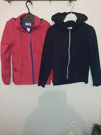 3 giacche 2 smanicati per bimba 6/8 anni