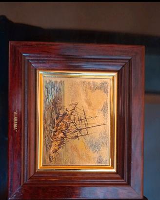 collezione quadretti in lamina d'oro