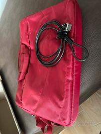 Borsa x pc portstile tucano+cavo kensington