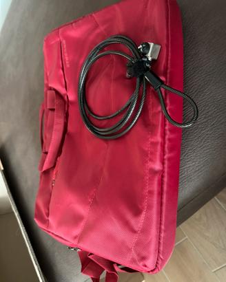 Borsa x pc portstile tucano+cavo kensington