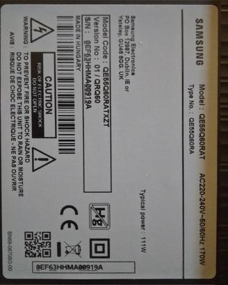 Tv samsung qled 55 pollici