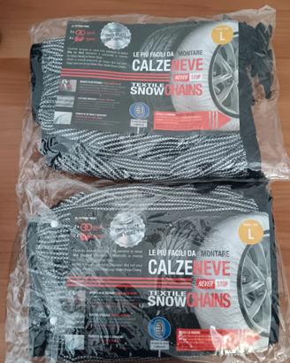 Calze da neve ghiaccio auto macchina "L"