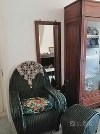 Salottino in rattan 2 poltrone e 3 pouf