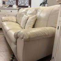 divano 3posti in vera pelle