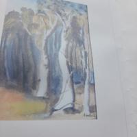 Quadro con tecnica Acquarello