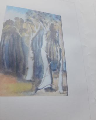 Quadro con tecnica Acquarello