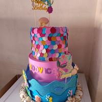 Torta finta in gomma Eva