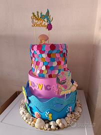 Torta finta in gomma Eva