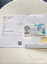 💎 Coppia diamanti naturali certificati IGI 💎