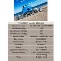 Macchina Pulispiaggia Tecnopress Leopard 2020