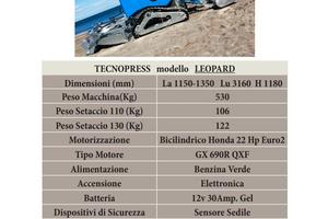 Macchina Pulispiaggia Tecnopress Leopard 2020