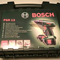Trapano avvitatore a doppia batteria Bosch PSR12