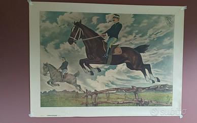 poster vintage cavallo
