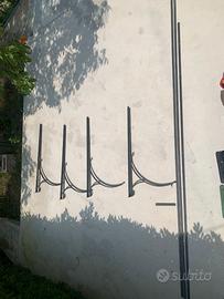 Struttura per pergola in acciaio