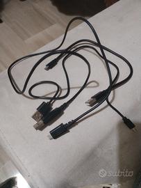 3 cavi micro USB 