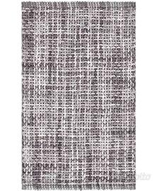 Tappeto Bagno Lavabile Assorbente Grigio 50x80 cm