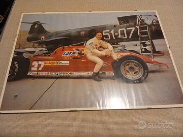 Poster Ferrari F1 Villeneuve 1981