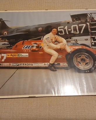 Poster Ferrari F1 Villeneuve 1981