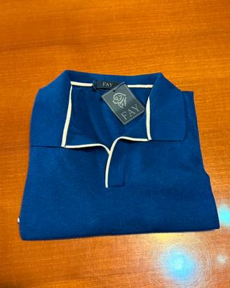 Polo in maglia di cotone Fay