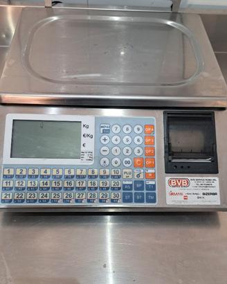 Bilancia professionale con scontrino