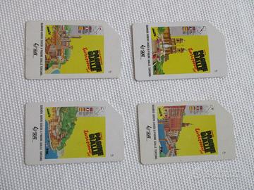 schede telefoniche pagine gialle fondo bianco