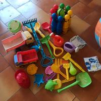 salvagente bimbo e Giochi spiaggia e altro