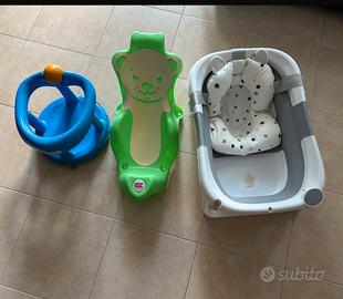 Vasca e supporto per Bagnetto neonati