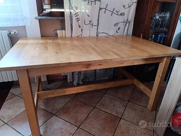 Tavolo legno massiccio ikea allungabile