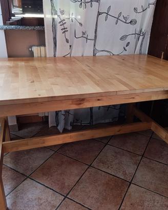 Tavolo legno massiccio ikea allungabile