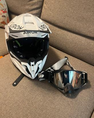 Casco motocross motard  airoh twist 3 taglia L