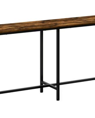 Tavolo alto consolle stile industriale