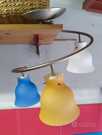 lampadario a spirale